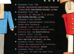Record a EMPAR CLARAMUNT, novembre 2022 al FESTIVAL TITELLERIES DE VALÈNCIA – Organitza UNIMA P.V.